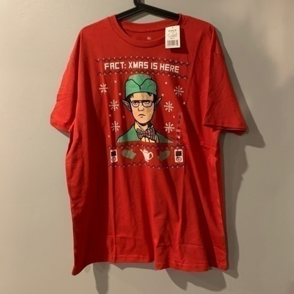 the office chistmas t-shirt